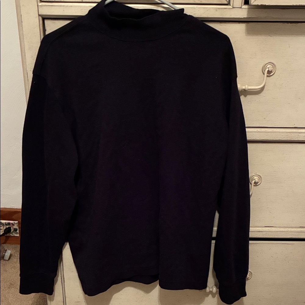 St. John's Bay Women's Black Turtleneck Sweater